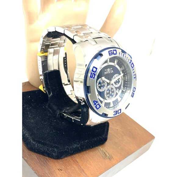 Invicta Men's Watch 22319 Pro Diver Quartz Chronograph Blue Silver Dial Steel - Picture 15 of 15